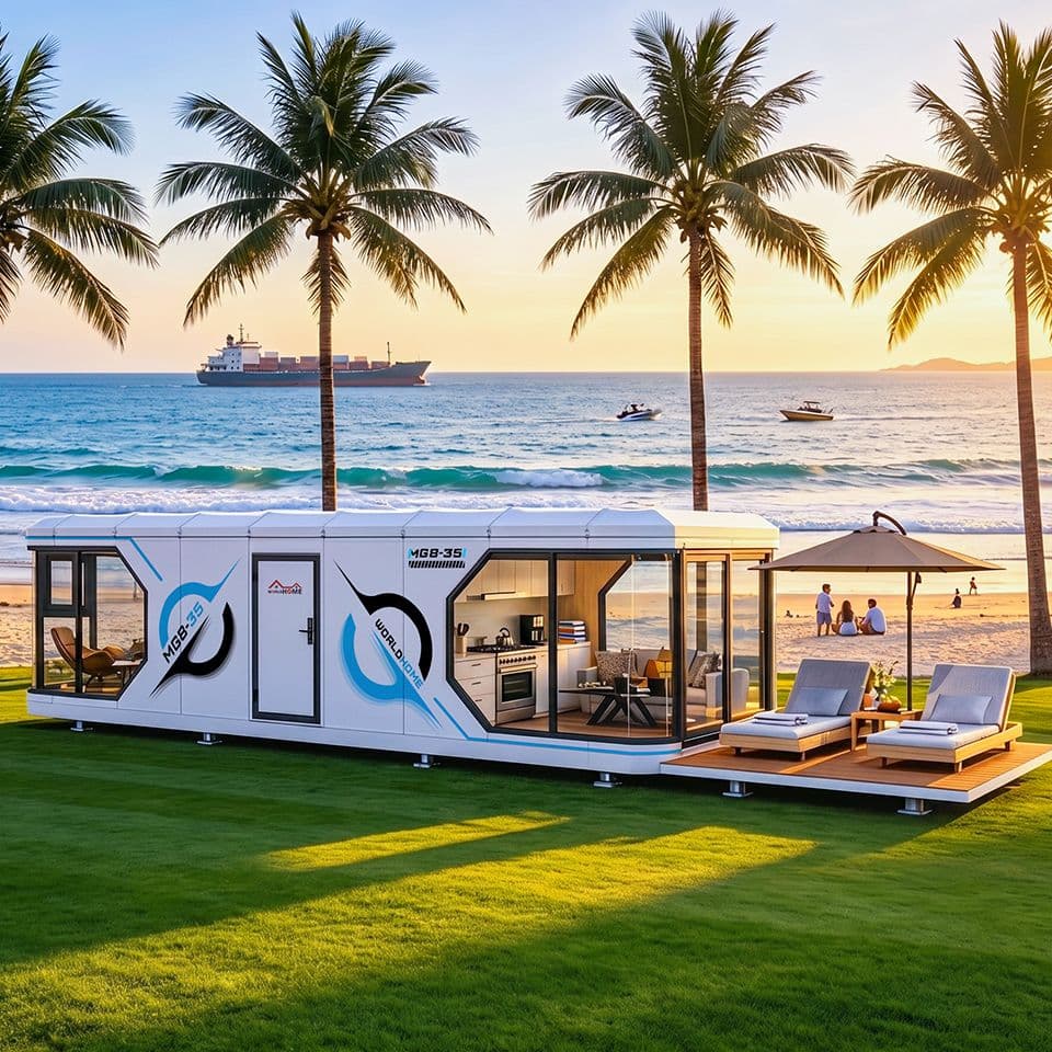Yinneng MG8 terrace modular home near the water